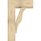 Ekena Millwork Funston Block Rough Sawn Bracket w/ Offset Brace, Douglas Fir, 8"W x 20"D x 32"H BKT0806X20X32FST05RDF - alternate 3